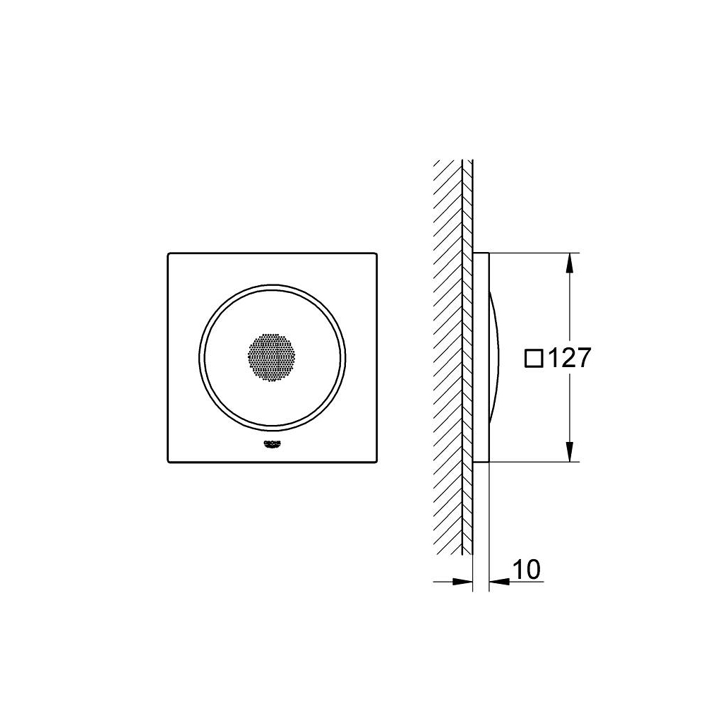Bộ tích hợp âm thanh Rainshower F-Series GROHE 36360000 - Ảnh 3
