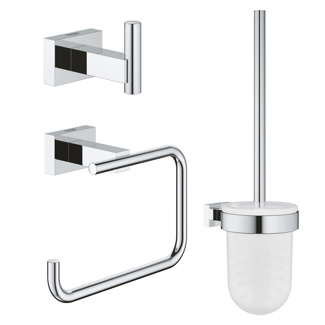 Bộ phụ kiện phòng tắm 3in1 Essentials Cube GROHE 40757001 - Ảnh 2