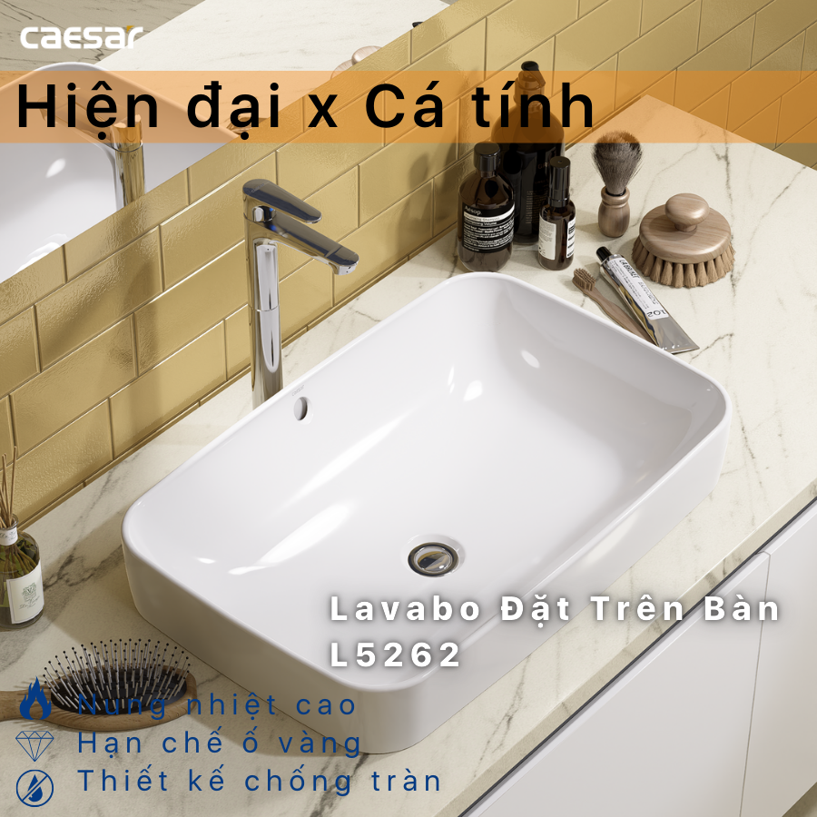 Lavabo Đặt Trên Bàn L5262 - Ảnh 2