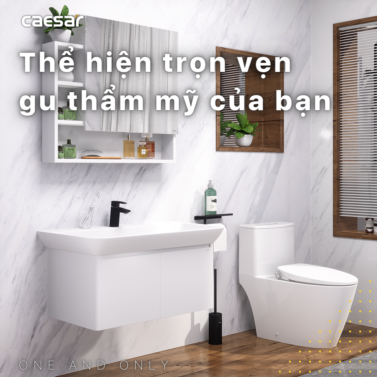 Lavabo + Tủ treo - LF5376 + EH05376AV - Ảnh 5