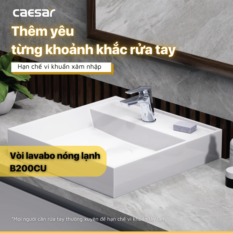 Vòi Lavabo Nóng Lạnh - B200CU - Ảnh 2