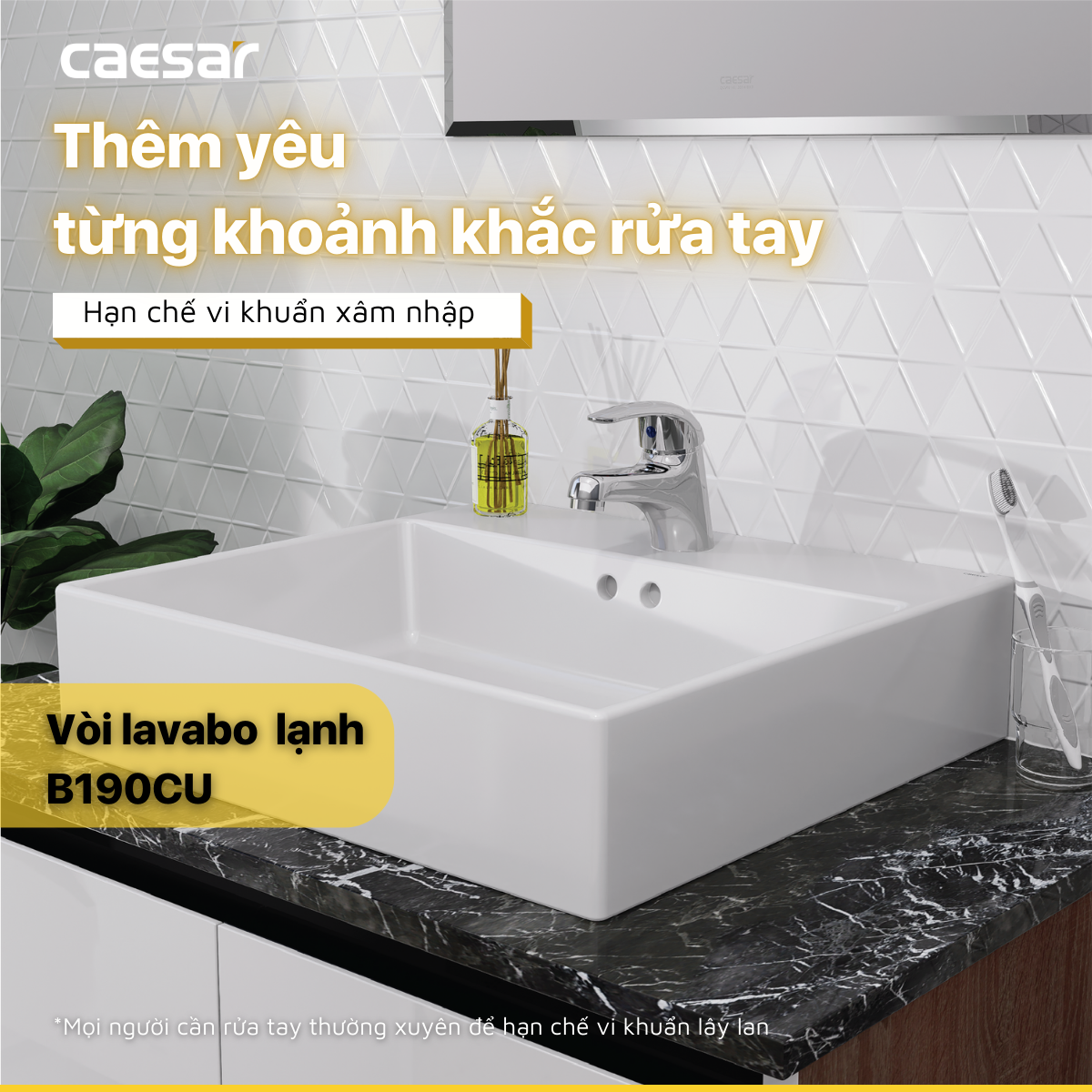 Vòi Lavabo Lạnh - B109CU - Ảnh 2