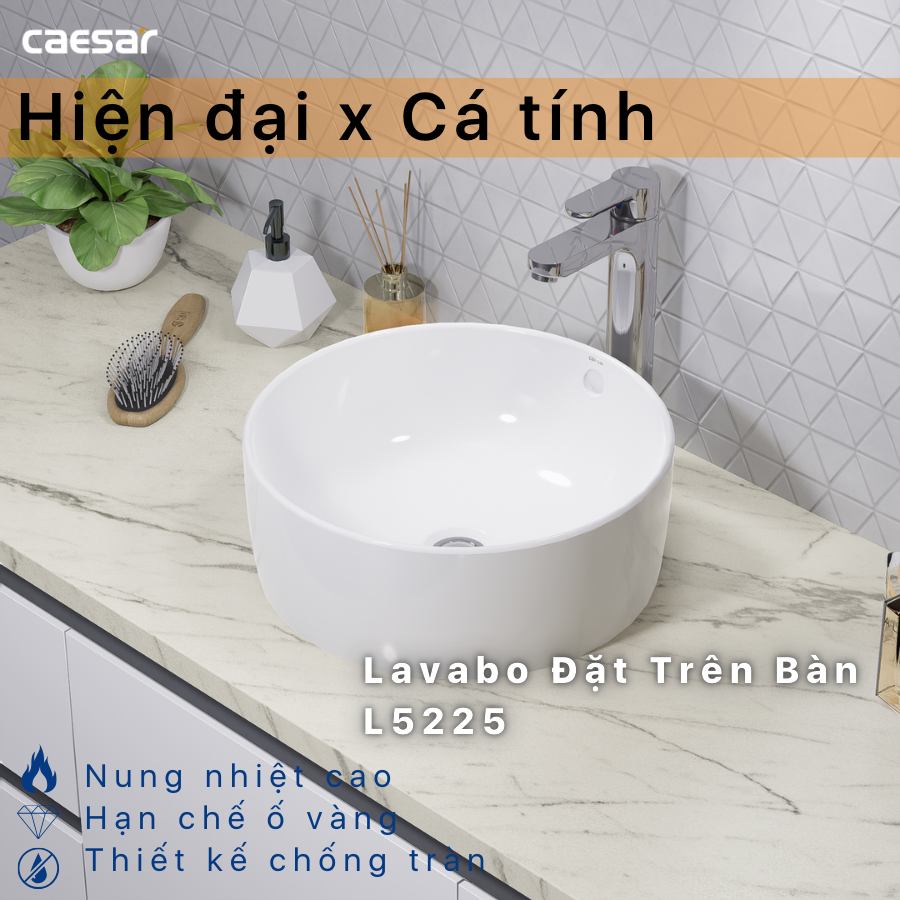 Lavabo Đặt Trên Bàn L5225 - Ảnh 2
