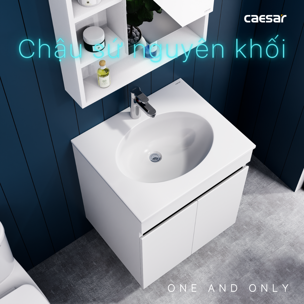 Lavabo + Tủ Treo - LF5024 + EH15024AV - Ảnh 6