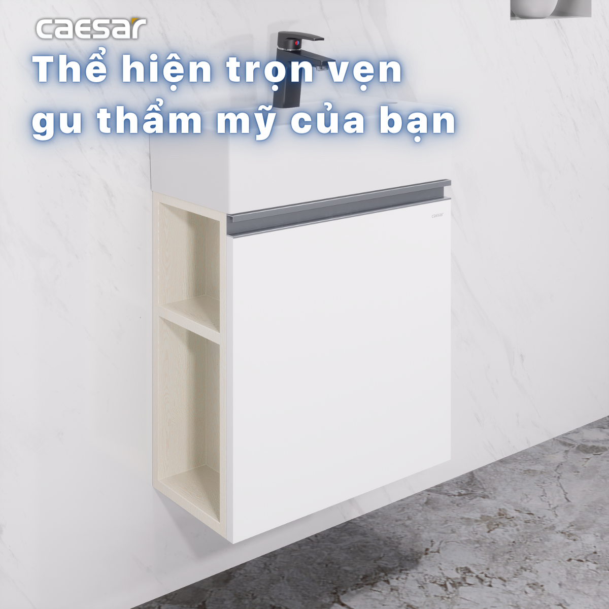 Lavabo + Tủ Treo - LF5239S + EH05239AV - Ảnh 7