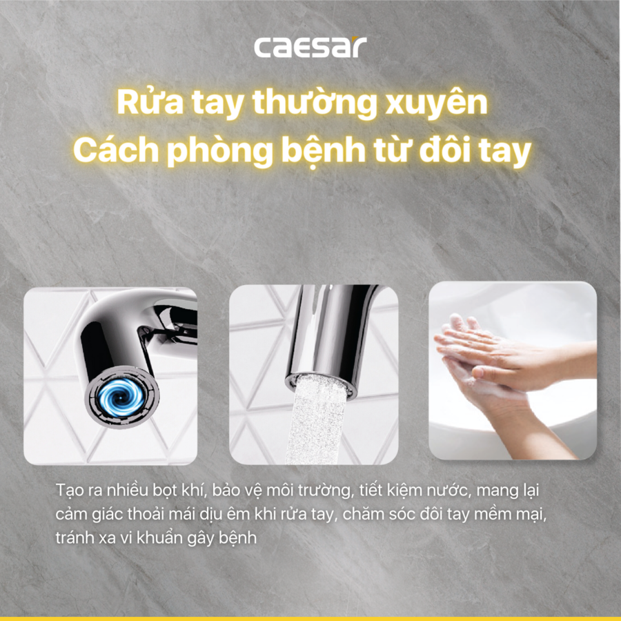 Vòi lavabo nóng lạnh B520CU - Ảnh 4