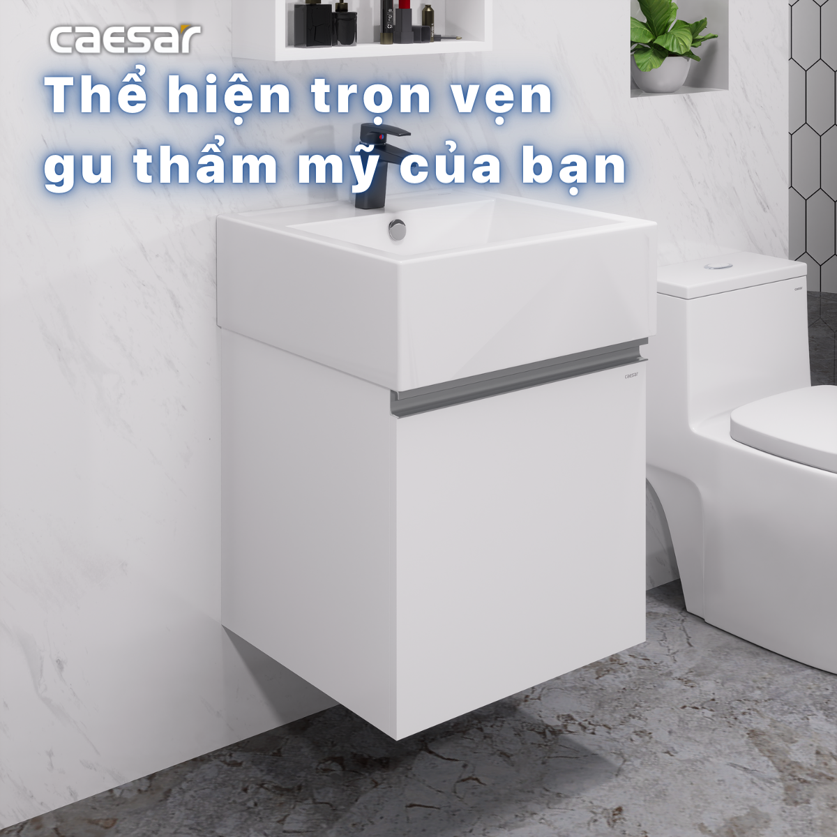 Lavabo + Tủ Treo - LF5236 + EH05236AV - Ảnh 6