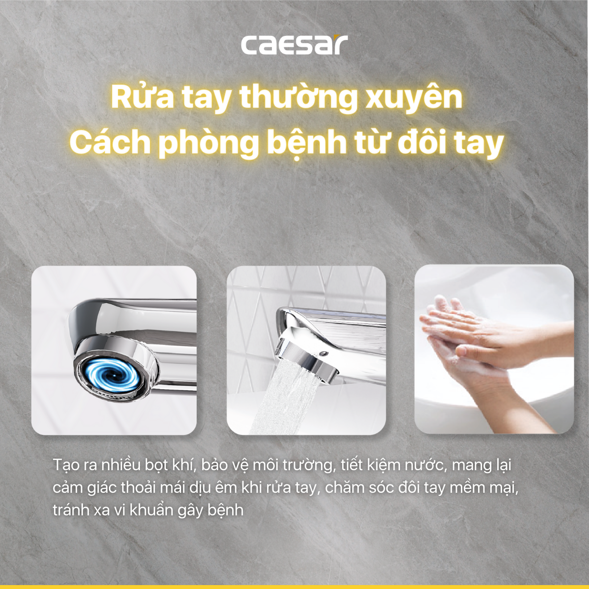 Vòi lavabo nóng lạnh B120CU - Ảnh 4