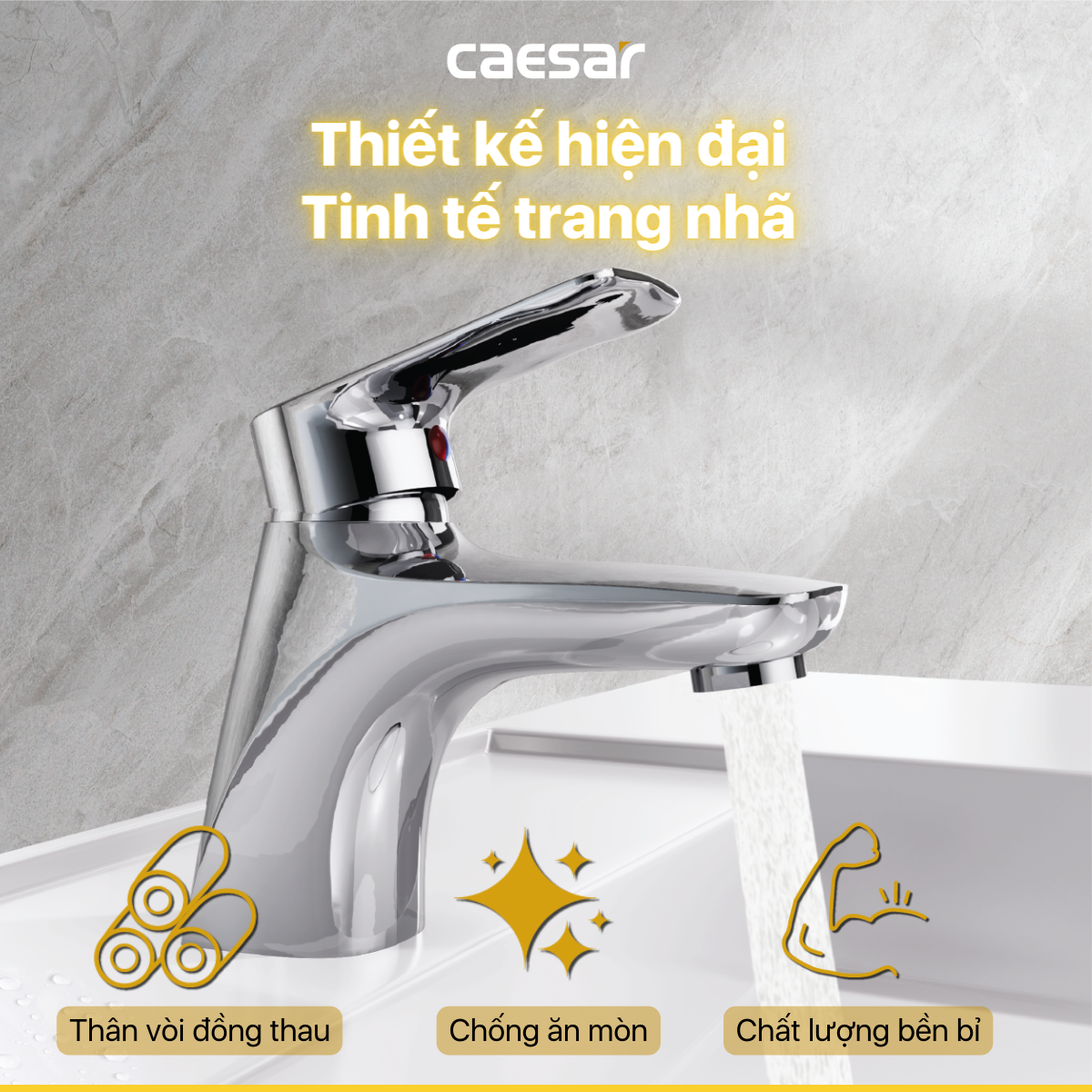 Vòi Lavabo Nóng Lạnh - B560CU - Ảnh 6