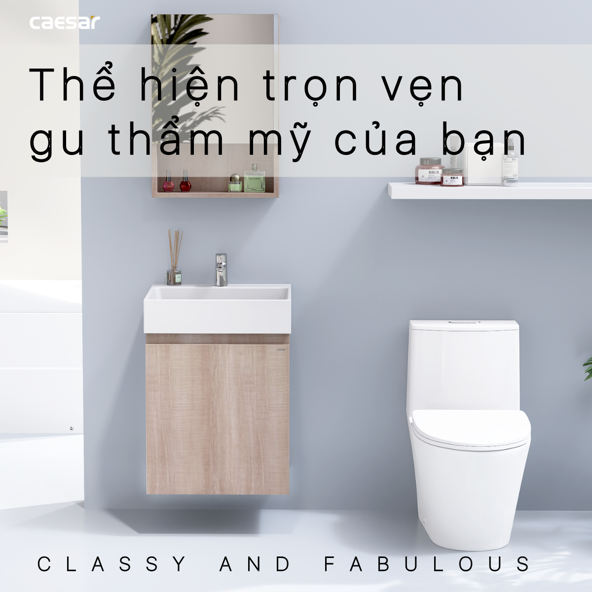 Lavabo + Tủ treo - LF5253 + EH05253AW7V - Ảnh 5