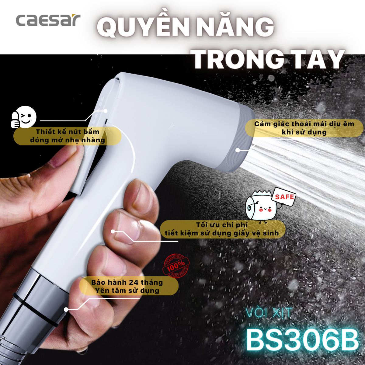 Vòi xịt - BS306B - Ảnh 2