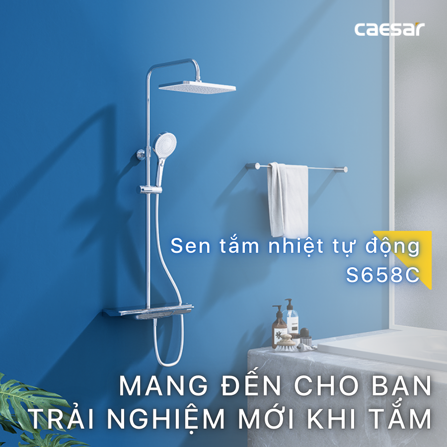 Bộ Vòi Sen Đứng Nóng Lạnh - S658C - Ảnh 2