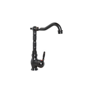 Vòi Chậu Chén Mạ Niken Đen EV-VĐ40