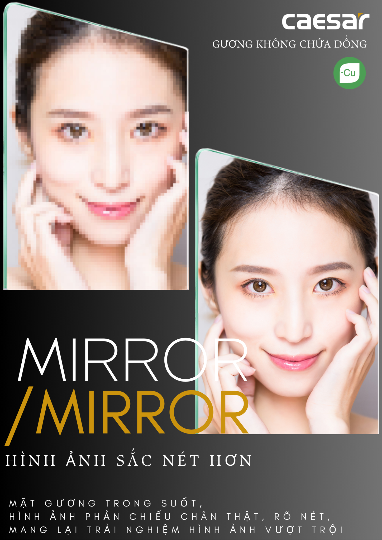 Gương phòng tắm - M125R - Ảnh 4