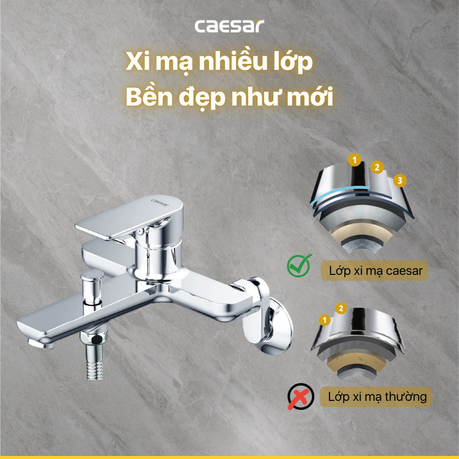 Vòi Sen Gạt Nóng Lạnh - S503C - Ảnh 5