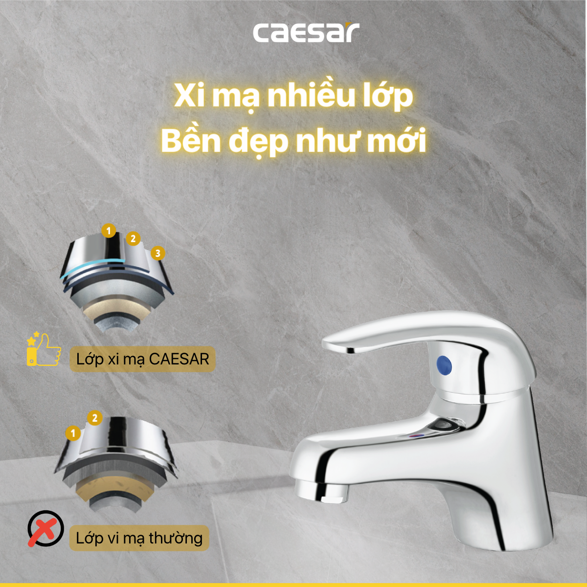 Vòi Lavabo Lạnh - B109CU - Ảnh 6