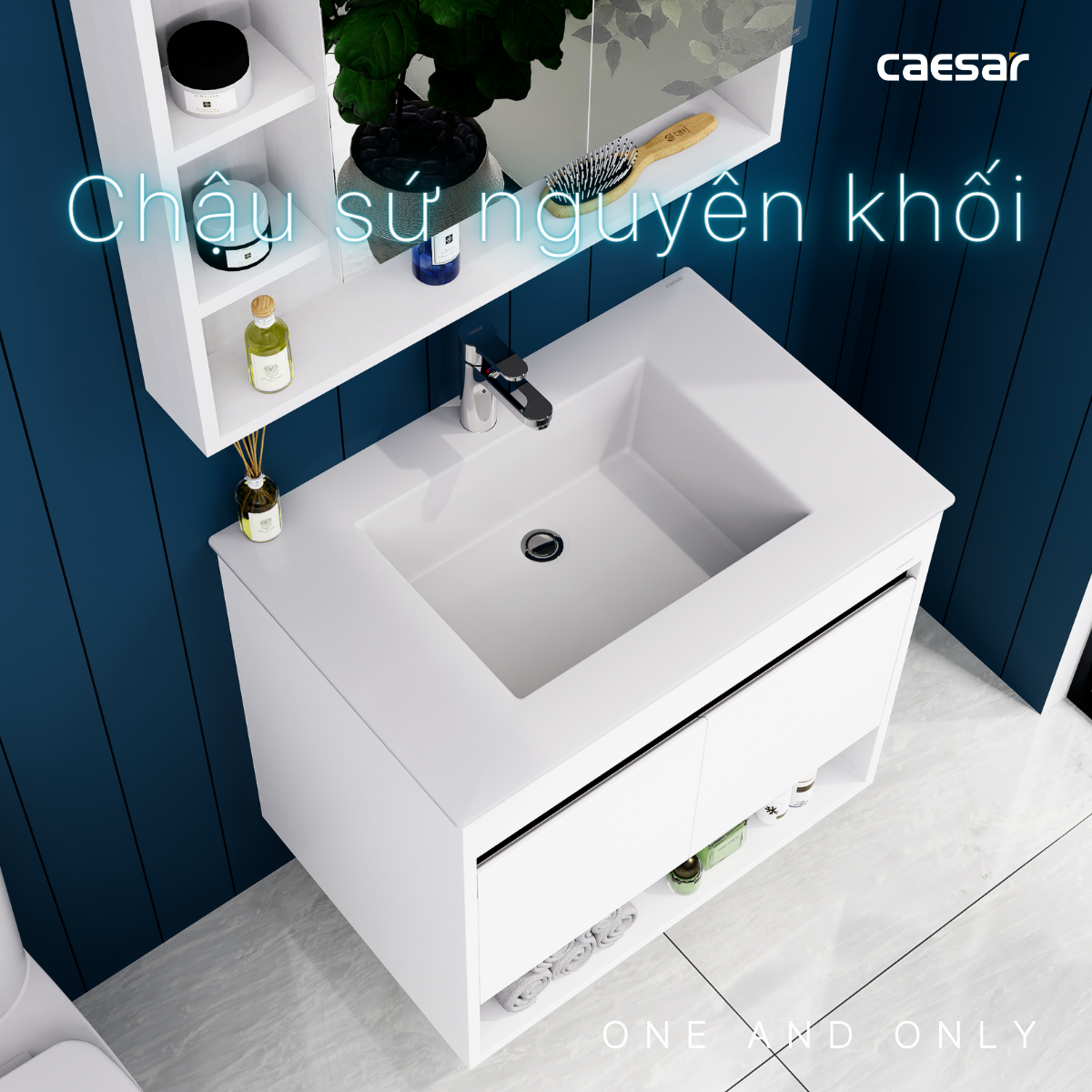 Lavabo + Tủ treo LF5032 + EH15032AV - Ảnh 6