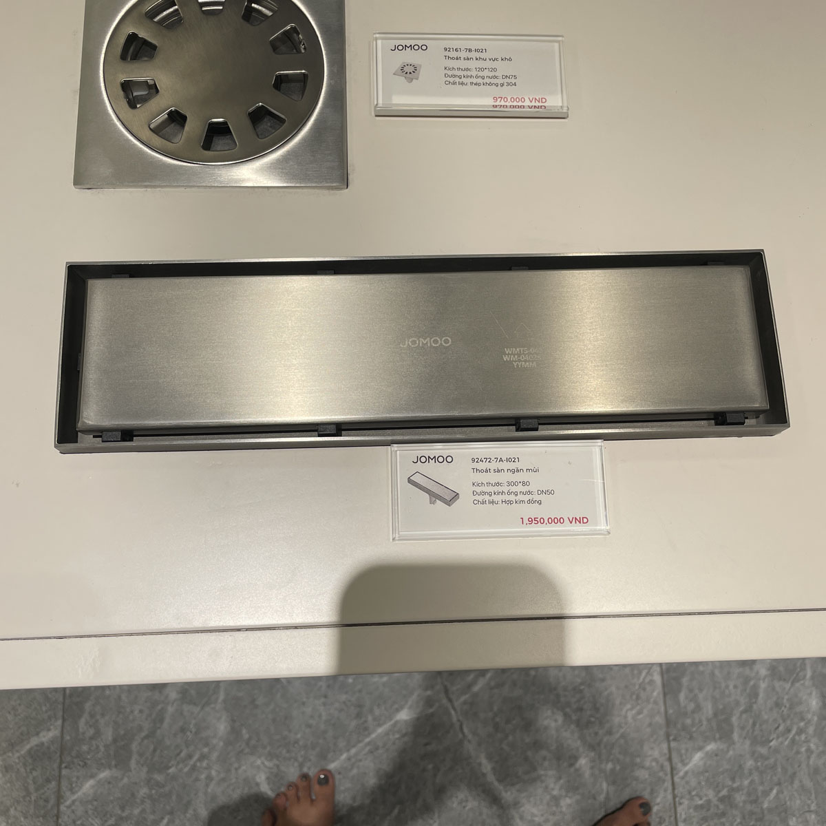Phễu thoát sàn 30x8cm JOMOO 92472-7A-I021 - Ảnh 4