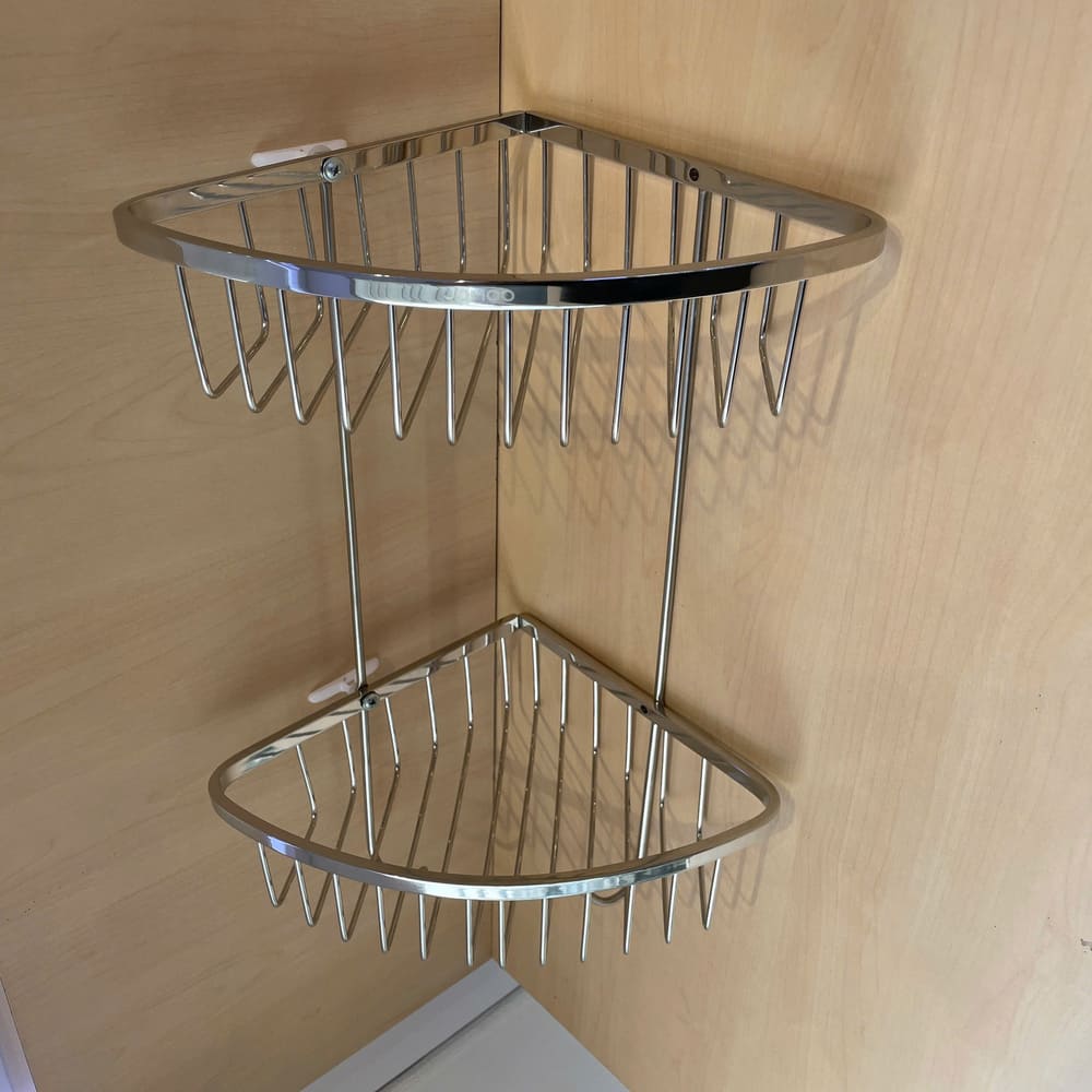 Kệ góc 2 tầng đựng xà phòng thép không gỉ 304 JOMOO 937011-1D-1 - Ảnh 3