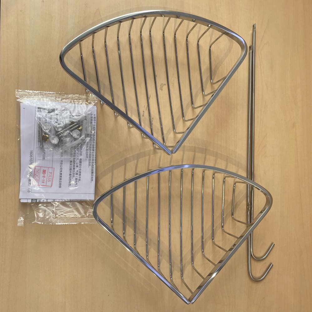 Kệ góc 2 tầng đựng xà phòng thép không gỉ 304 JOMOO 937011-1D-1 - Ảnh 8