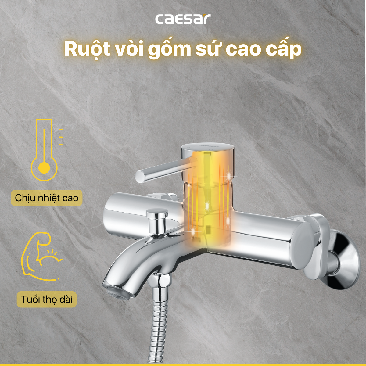 Vòi Sen Nóng Lạnh - S523C - Ảnh 6