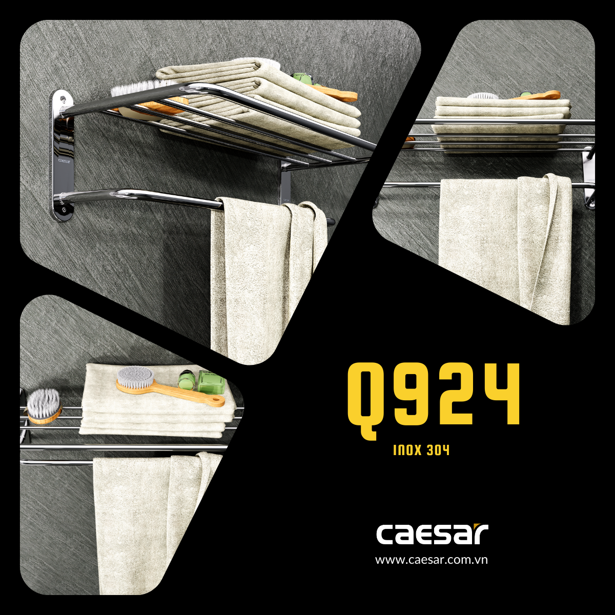 Giá Treo Khăn 2 Tầng - Q924V - Ảnh 10