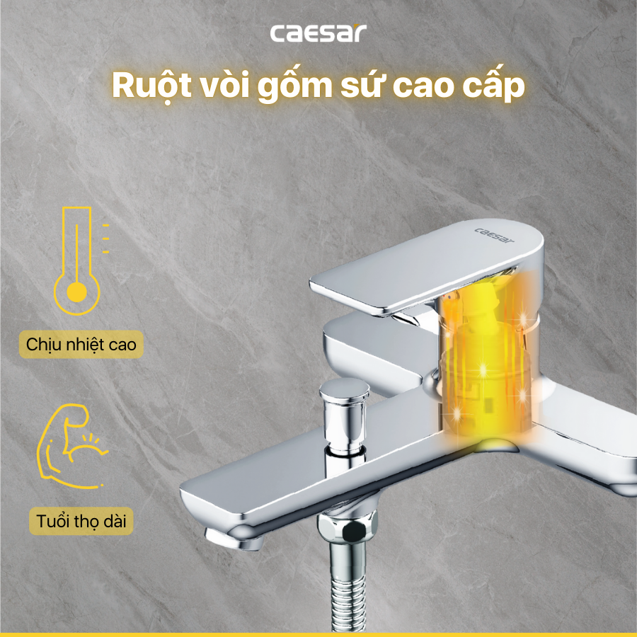 Vòi Sen Gạt Nóng Lạnh - S503C - Ảnh 6