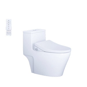 Bàn cầu một khối kết hợp nắp điện tử C1356F + TAF512H