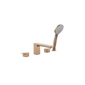 Vòi bồn tắm 4 lỗ nóng lạnh Acacia Evolution Màu Vàng Hồng