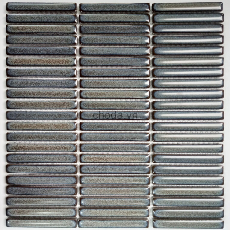 Gạch Mosaic Màu Xám Bóng Nhập Khẩu 92TTEB-90