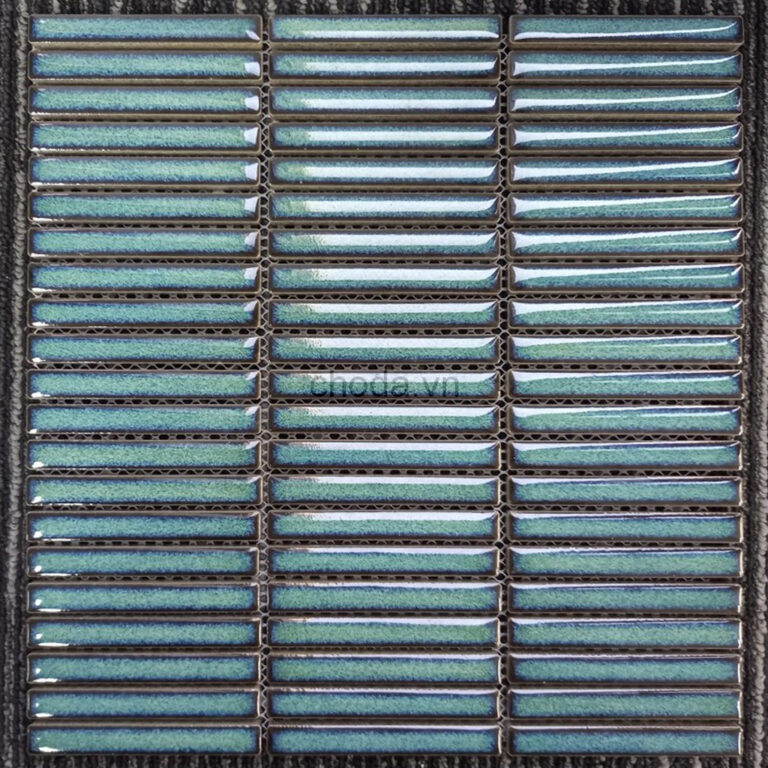Gạch Mosaic Màu Xanh Lá Bóng Nhập Khẩu 92TTEB-D77