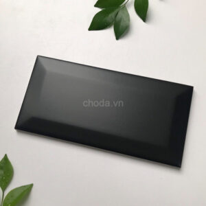 Gạch Thẻ Màu Đen 7.5×15 Nhập Khẩu M751507XY Men Mờ Vát