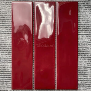 Gạch Thẻ Màu Đỏ 6.8×28 Nhập Khẩu H1768H | M6817H Men Bóng Gợn