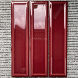 Gạch Thẻ Màu Đỏ 6.8×28 Nhập Khẩu K1768S | M6817S Men Bóng Lõm
