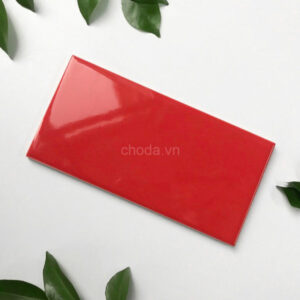 Gạch Thẻ Màu Đỏ 7.5×15 Nhập Khẩu B7508 Men Bóng