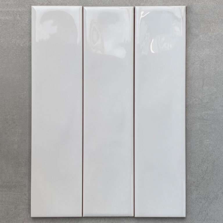 Gạch Thẻ Màu Trắng 6.8×28 Nhập Khẩu H0068H | M6800H Men Bóng Gợn