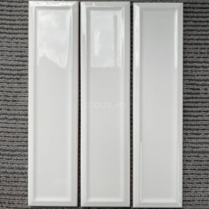 Gạch Thẻ Màu Trắng 6.8×28 Nhập Khẩu K0068S | M6800S Men Bóng Lõm