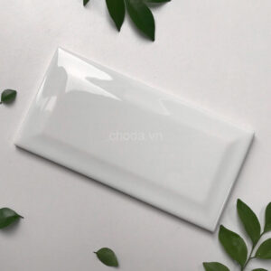 Gạch Thẻ Màu Trắng 7.5×15 Nhập Khẩu WB75152 | M751500X Men Bóng Vát