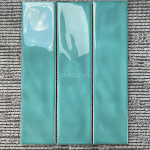 Gạch Thẻ Màu Xanh Ngọc 6.8×28 Nhập Khẩu H1868H-B | M6804H-B Men Bóng Gợn