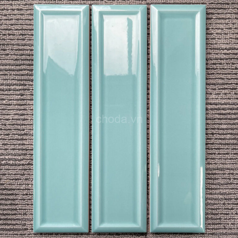 Gạch Thẻ Màu Xanh Ngọc 6.8×28 Nhập Khẩu K1868S-A | M6804S-A Men Bóng Lõm