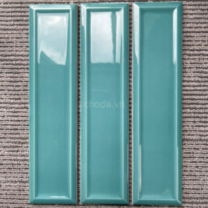 Gạch Thẻ Màu Xanh Ngọc 6.8×28 Nhập Khẩu K1868S-B | M6804S-B Men Bóng Lõm
