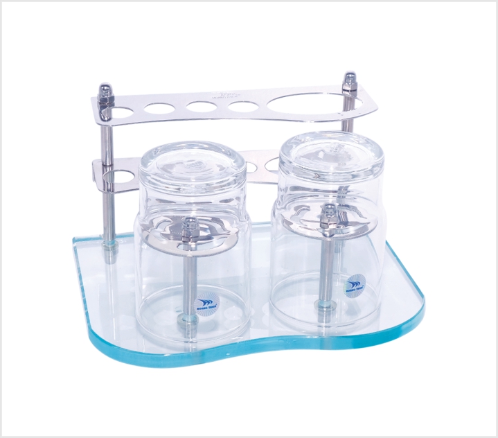 Khay đựng ly và bàn chải cao cấp Hoàng Thiện HT 117