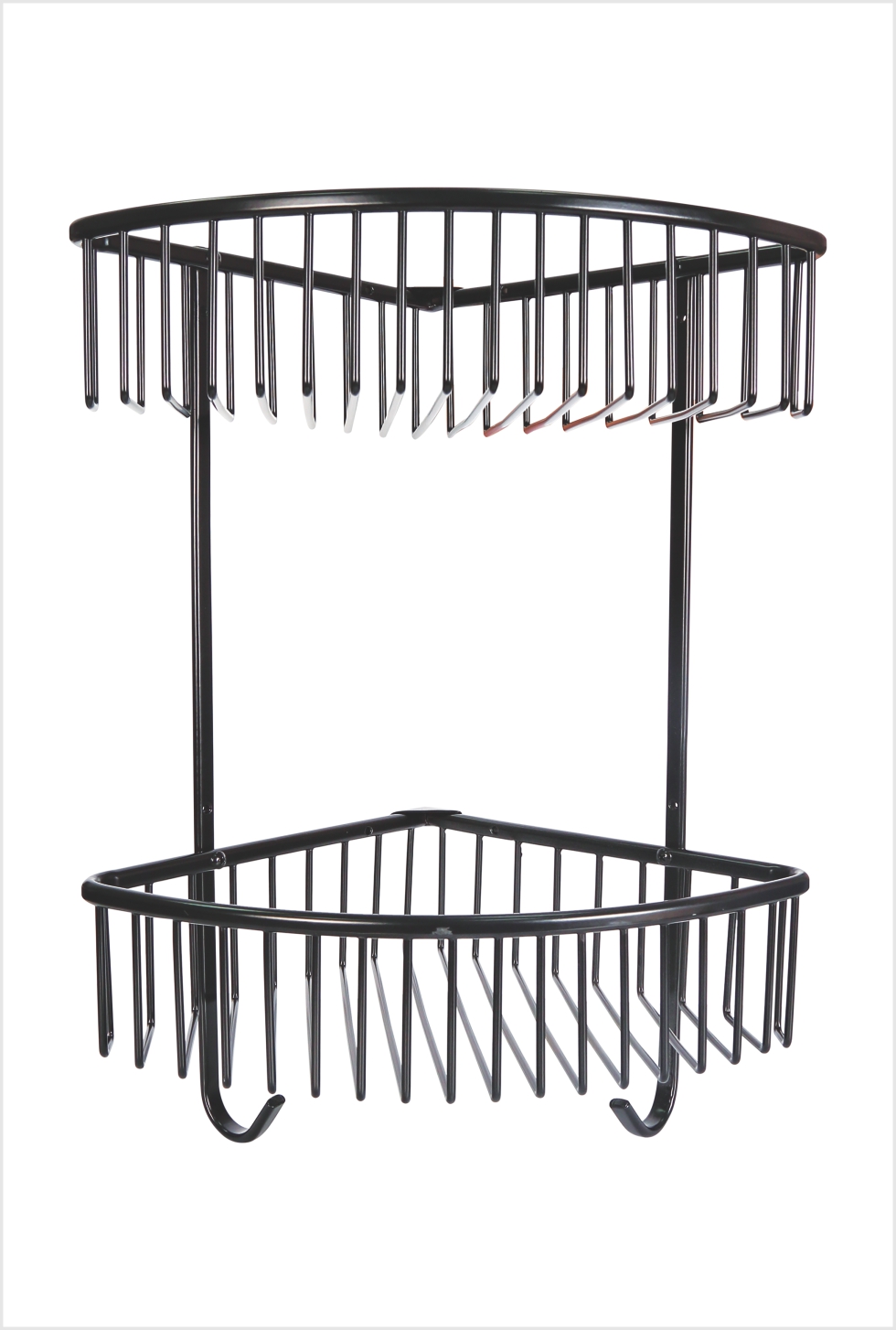 Kệ góc mạ đen 2 tầng HT 3186-7