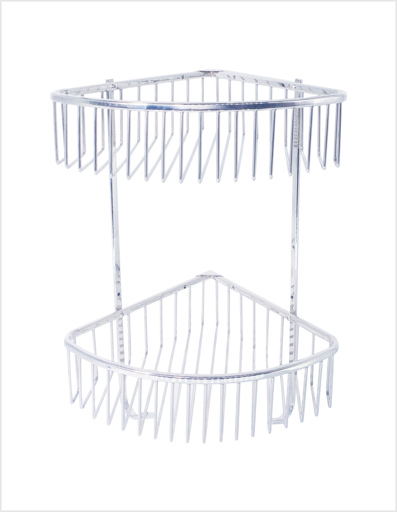 Rổ Inox 2 tầng cao cấp Hoàng Thiện HT 3186