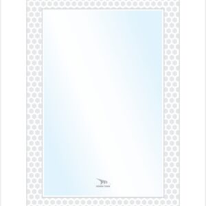 Gương bo góc mài lõm hoa văn Hoàng Thiện HT 9942