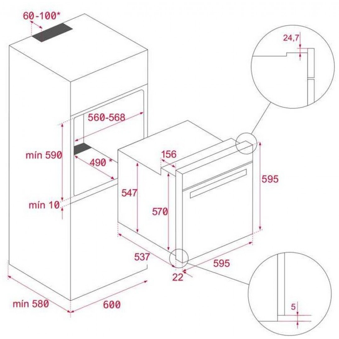 Lò Nướng Teka TOTAL HCB 6545 111020020 Lắp Âm 71 Lít - Ảnh 3