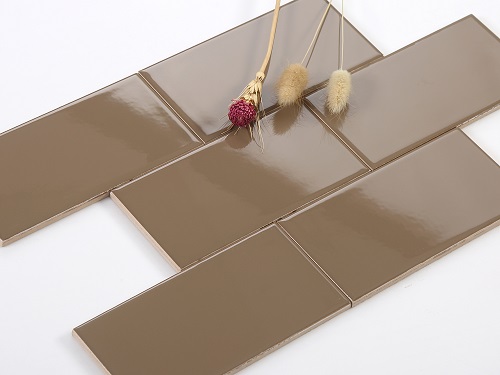 GẠCH THẺ ỐP TƯỜNG MÀU NÂU CÀ PHÊ BÓNG 75X150 M751514 - Ảnh 2