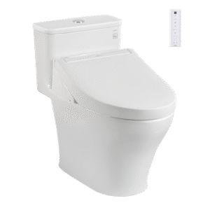 Bàn cầu một khối kèm nắp rửa điện tử WASHLET dòng C5 - TCF24460AAA MS857CDW15 cao cấp, chính hãng | TOTO