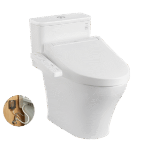 Bàn cầu một khối kèm nắp rửa điện tử WASHLET dòng C2 - TCF23410AAA MS857DW16 cao cấp, chính hãng | TOTO