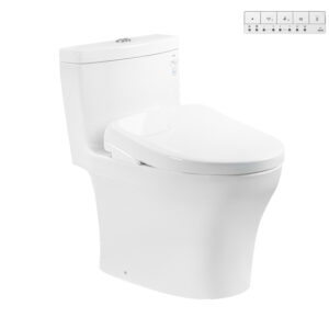 Bàn cầu 1 khối kèm nắp rửa điện tử WASHLET dòng S7 - TCF47360GAA MS889CDRW23 cao cấp, chính hãng | TOTO
